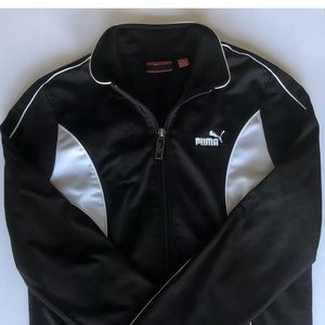 Black Puma Track Jacket girls Sz S